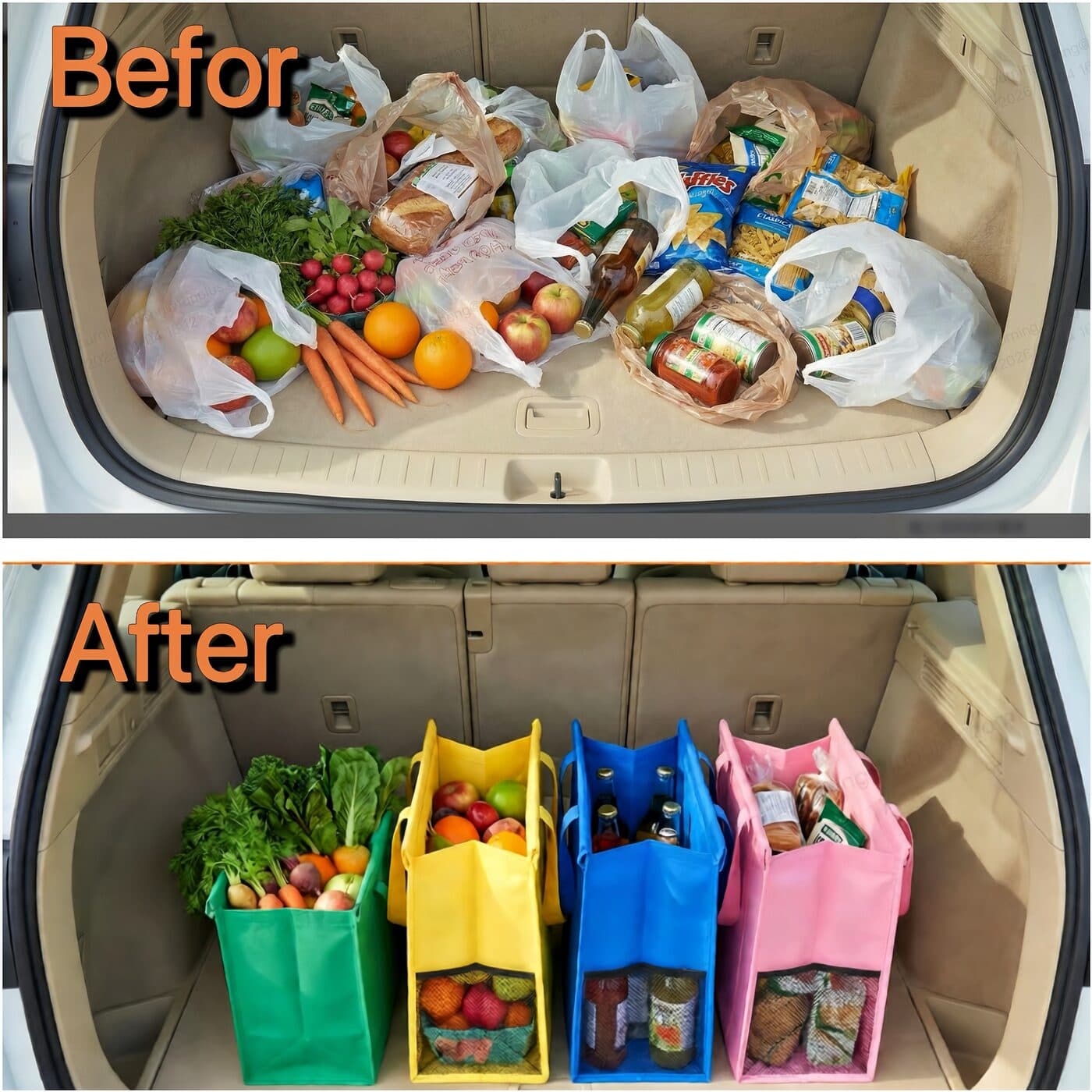 Tidy trunk, every time with Bixtaneab products