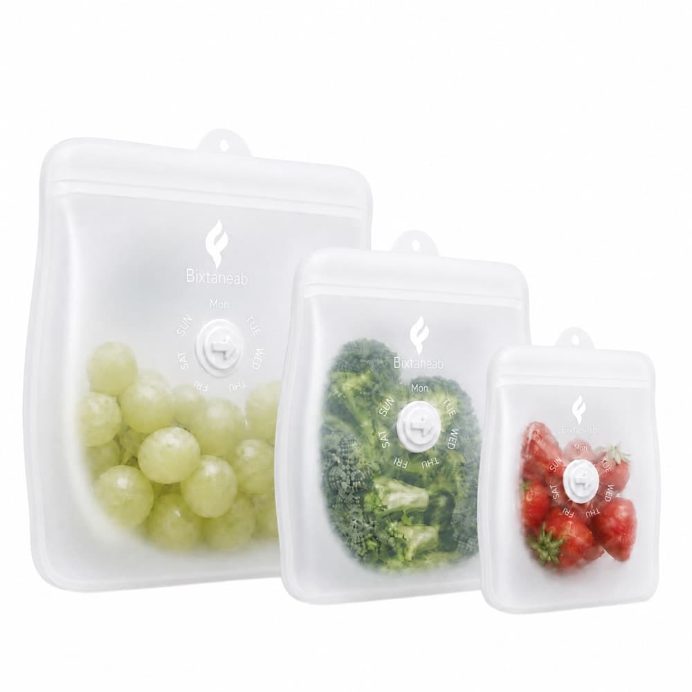 Fridge & freezer with Bixtaneab products
